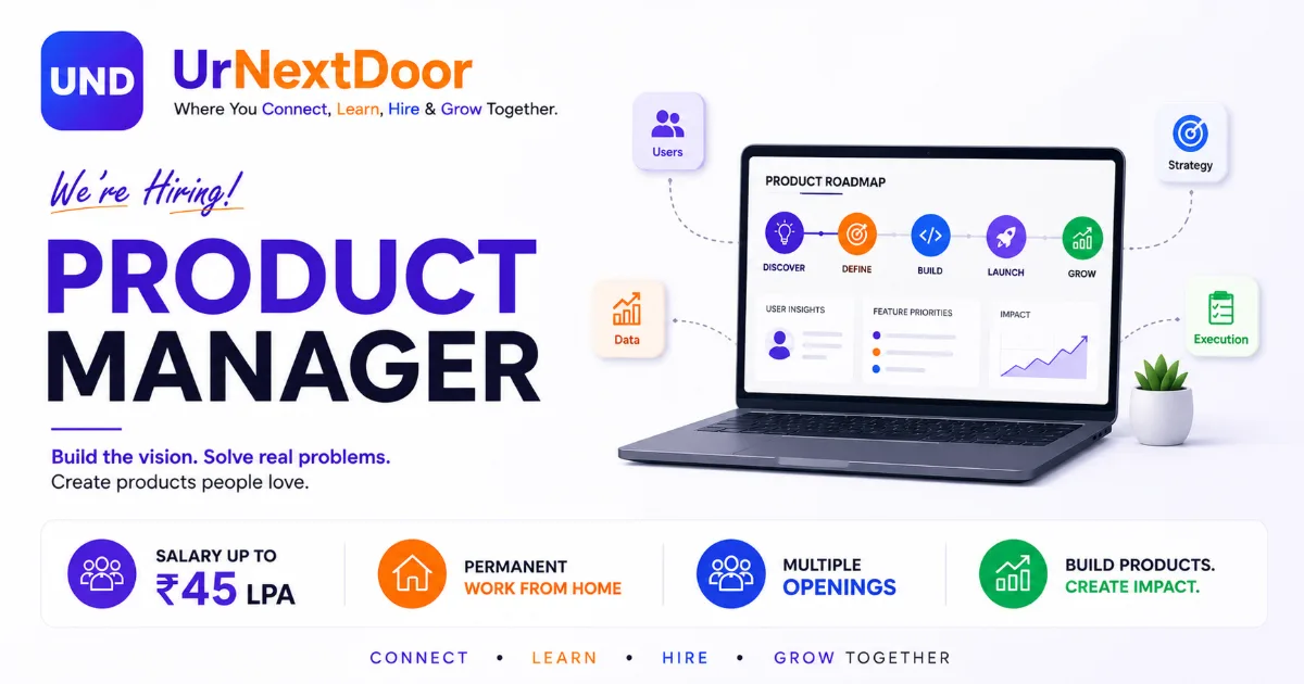🚀 Product Manager | UrNextDoor